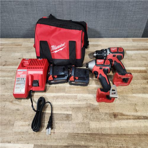 HOUSTON LOCATION - AS - IS Milwaukee 2 Tool Combo Kit W/ (2) Battery & Charger