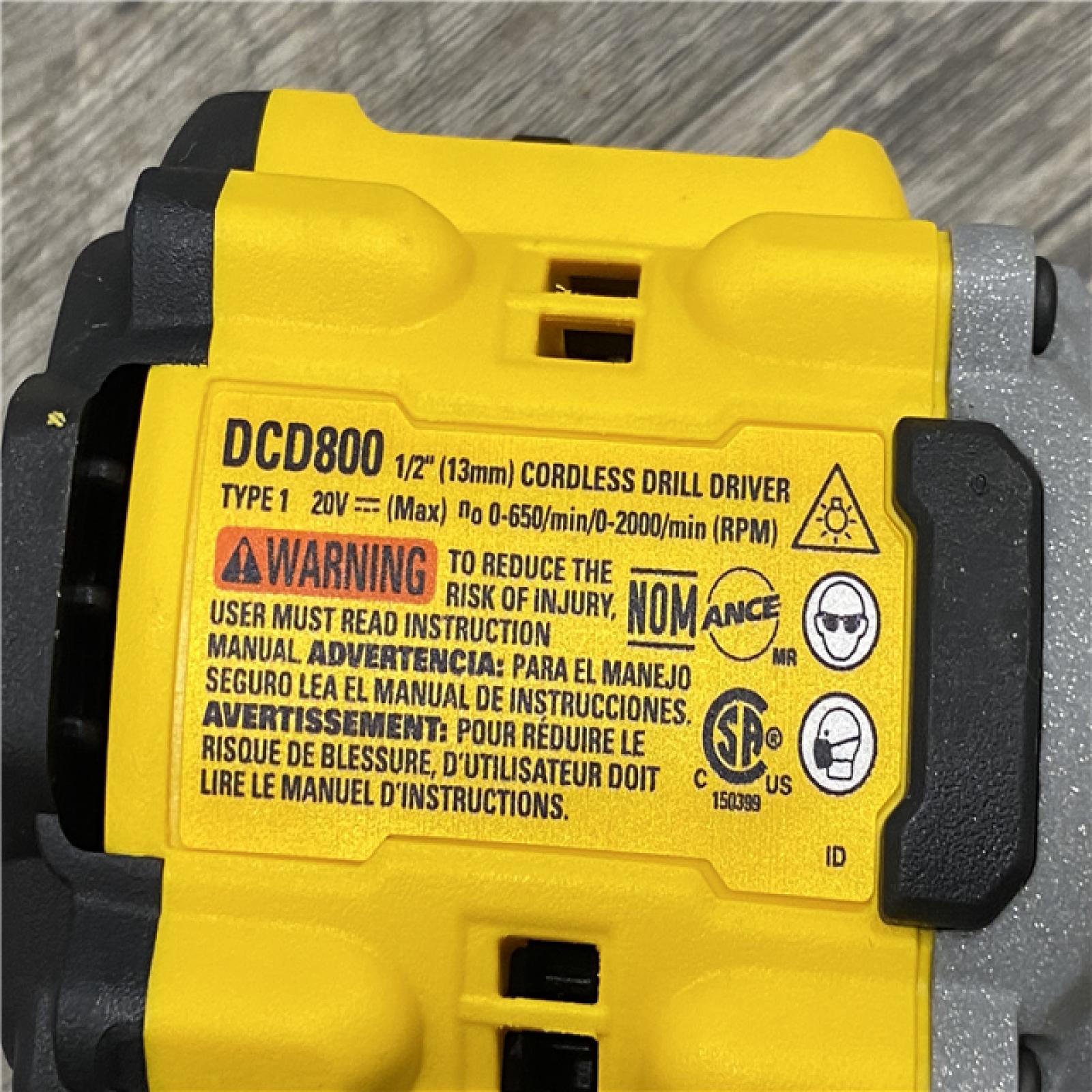 AS-IS DEWALT 20V MAX XR Brushless Cordless 1/2 Drill/Driver Kit