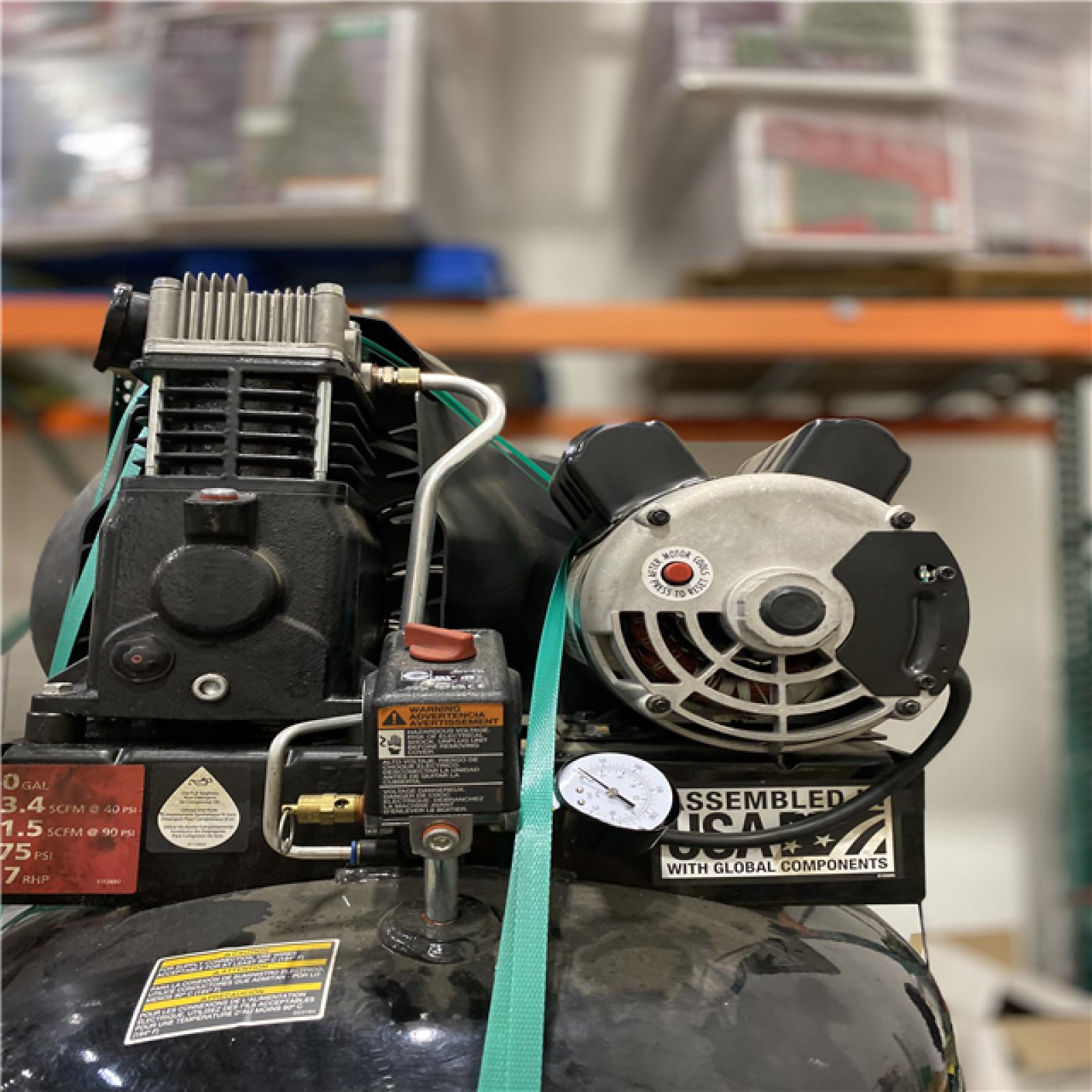 Dallas Location - As-Is \Husky 60 Gal. 3.7 HP 175 PSI Electric Air Compressor