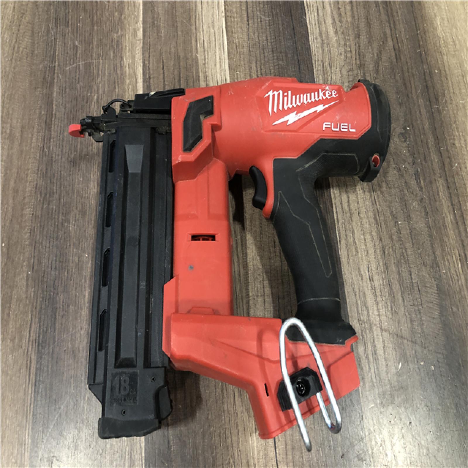 AS-IS Milwaukee FUEL 18-Volt Lithium-Ion Brushless Cordless Gen II 18-Gauge Brad Nailer (Tool-Only)