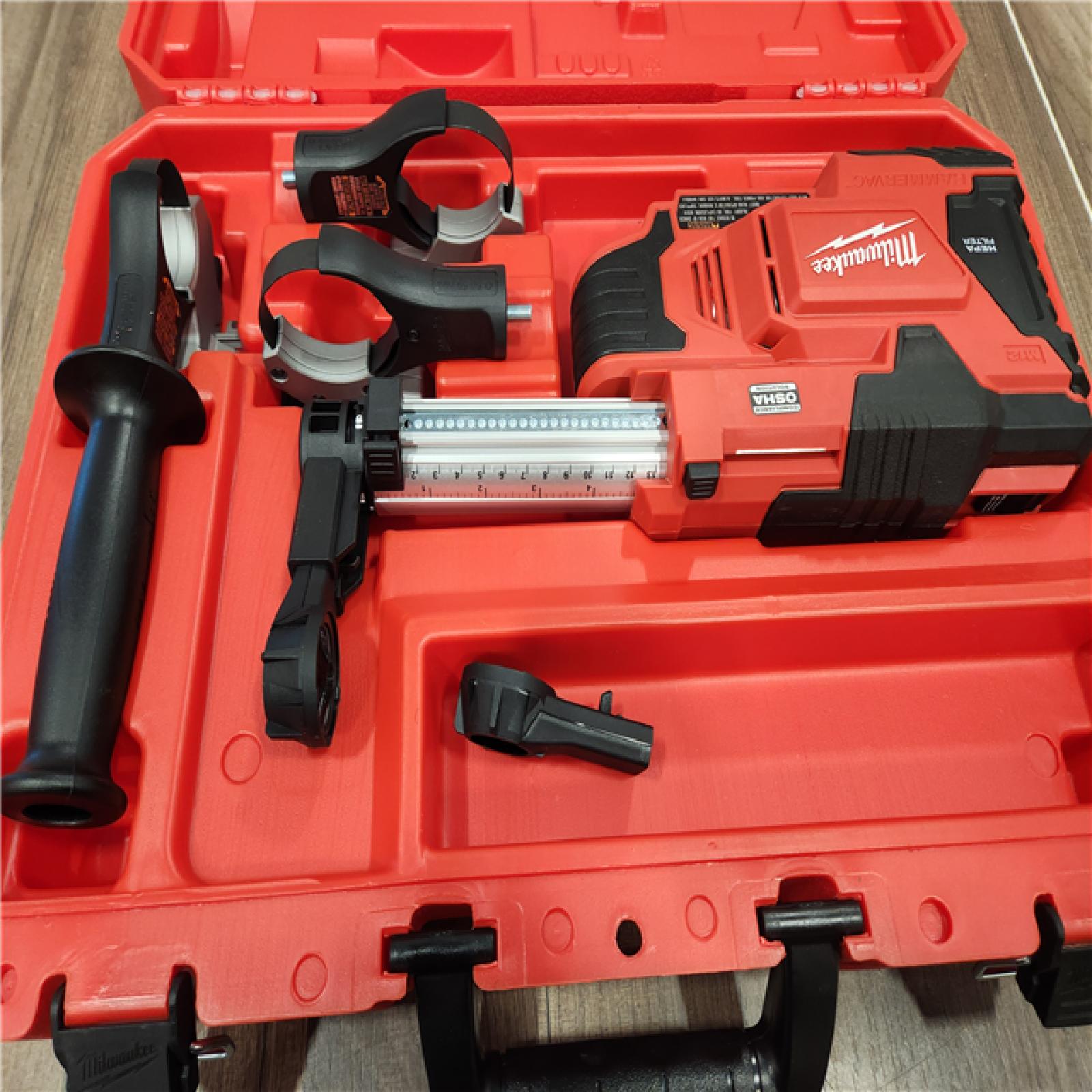 AS-IS  Milwaukee 2912-DE M18 FUEL HAMMERVAC 1 SDS Plus Dedicated Dust Extractor
