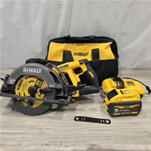 AS-IS DEWALT 60V FLEXVOLT MAX Cordless Wormdrive Style Circular Saw Kit