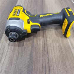 AS-IS DEWALT ATOMIC 20V MAX* Brushless Cordless Compact 1/4 in. Impact Driver Kit