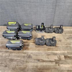HOUSTON LOCATION - AS-IS RYOBI BATTERY PACK QTY - 10