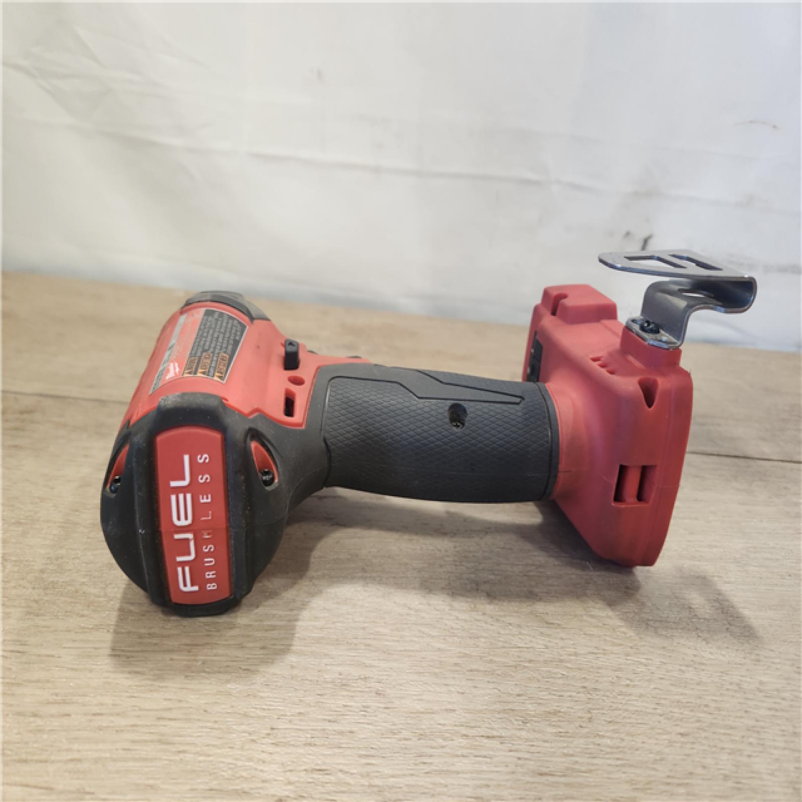 AS-IS- Milwaukee FUEL 18V Lithium-Ion Brushless Cordless 1/4 in. Hex Impact Driver (Tool-Only)