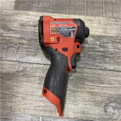 AS-IS Milwaukee  FUEL 12V Lithium-Ion Brushless Cordless 1/4 in. Hex Impact Driver Kit