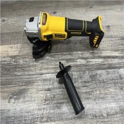 AS-IS DEWALT 20-Volt MAX Cordless Brushless 4-1/2 in. Angle Grinder with Slide Switch (Tool Only)