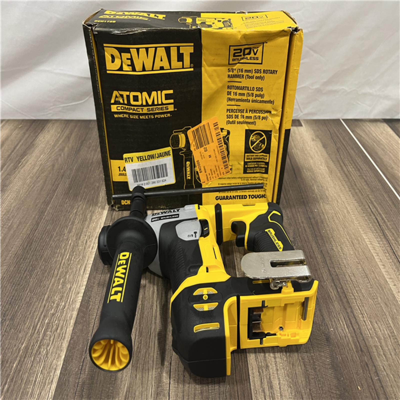 GOOD Dewalt DCH172B MAX Atomic 20V 5/8 Inch Brushless Cordless SDS Plus Rotary Hammer (Tool Only)