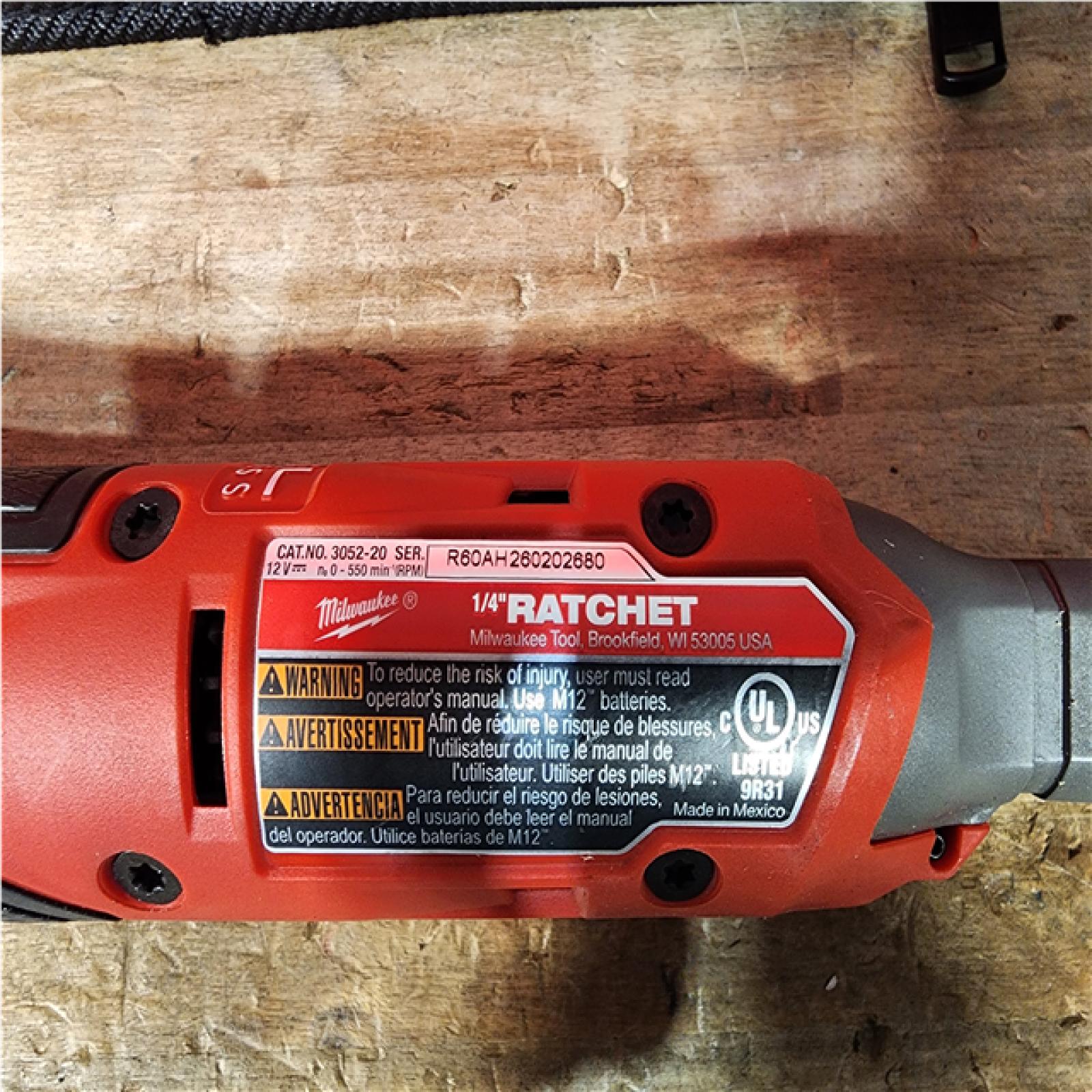 Houston Location AS-IS Milwaukee FUEL Ratchet