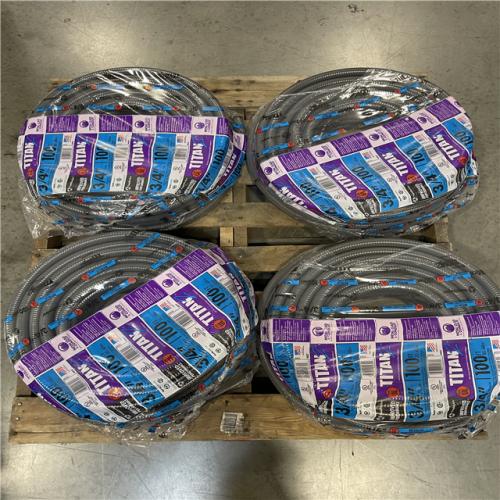 DALLAS LOCATION - Southwire 3/4 in. x 100 ft. Liquidtight Flexible Metallic Titan Steel Conduit PALLET -(4 UNITS)