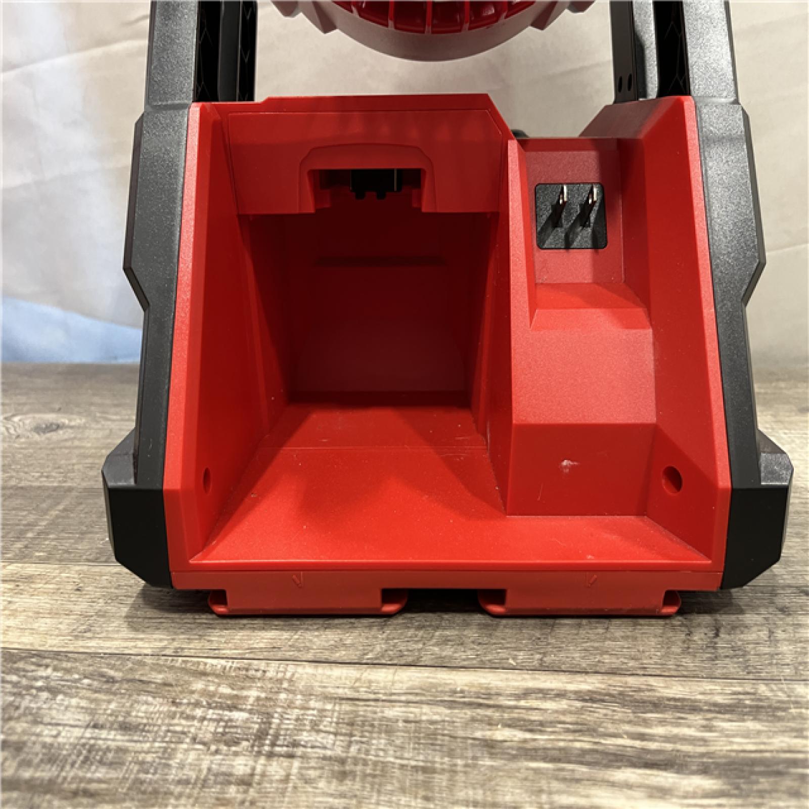 AS-IS Milwaukee 18-Volt Lithium-Ion Brushless Cordless PACKOUT Jobsite Fan (Tool-Only)