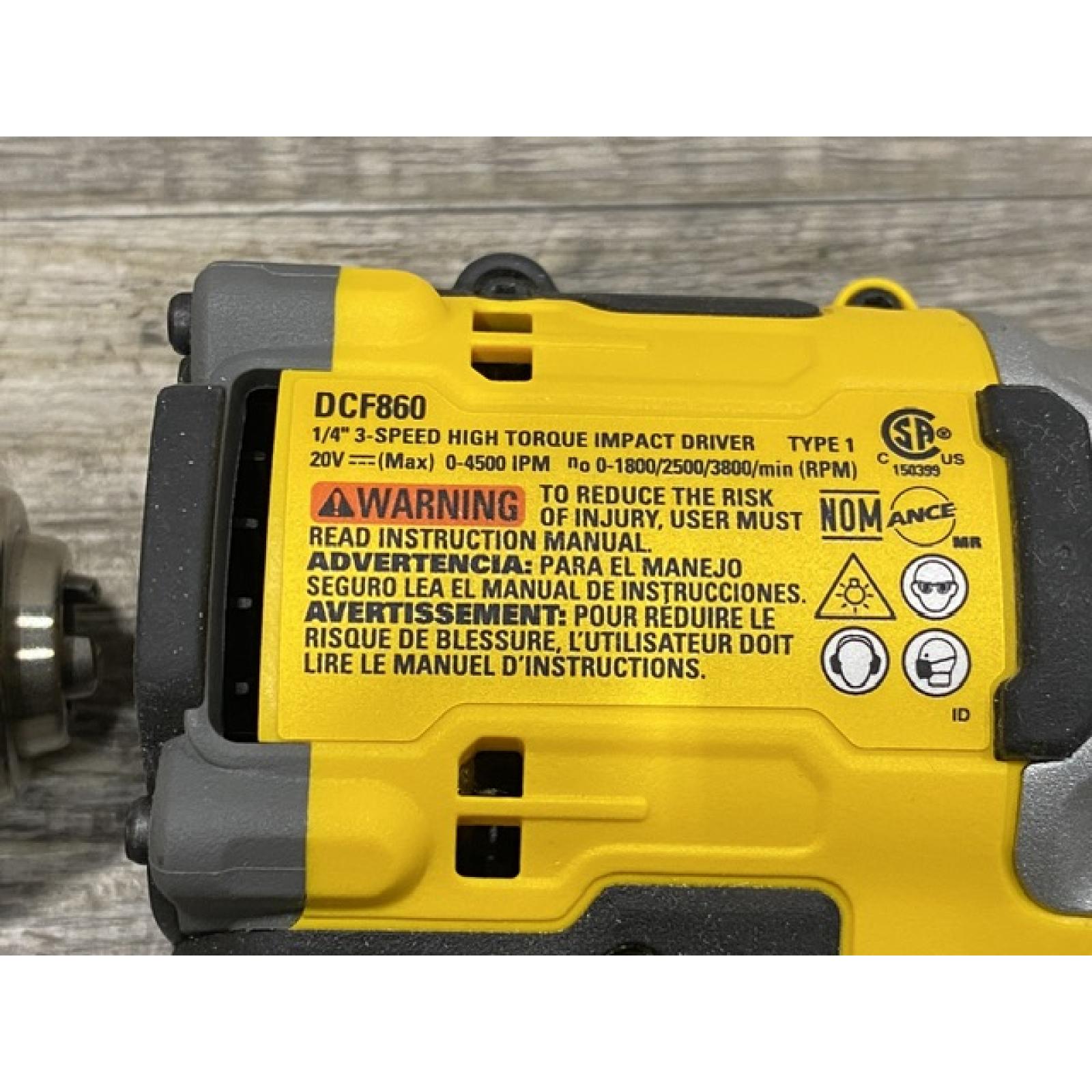 AS-IS DEWALT 20V XR Lithium-Ion Cordless 2-Tool Combo Kit