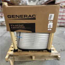 DALLAS LOCATION- AS-IS Generac 26 kW Air-Cooled Whole House Home Standby Generator w/ 200 amp Transfer Switch