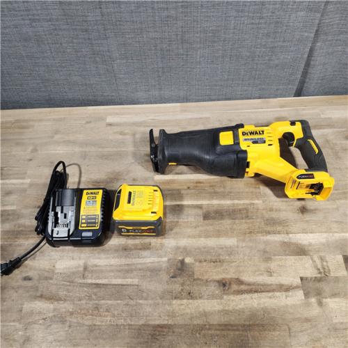 HOUSTON LOCATION - AS-IS FLEXVOLT 60V MAX Cordless Brushless Reciprocating Saw with (1) FLEXVOLT 6.0Ah Battery