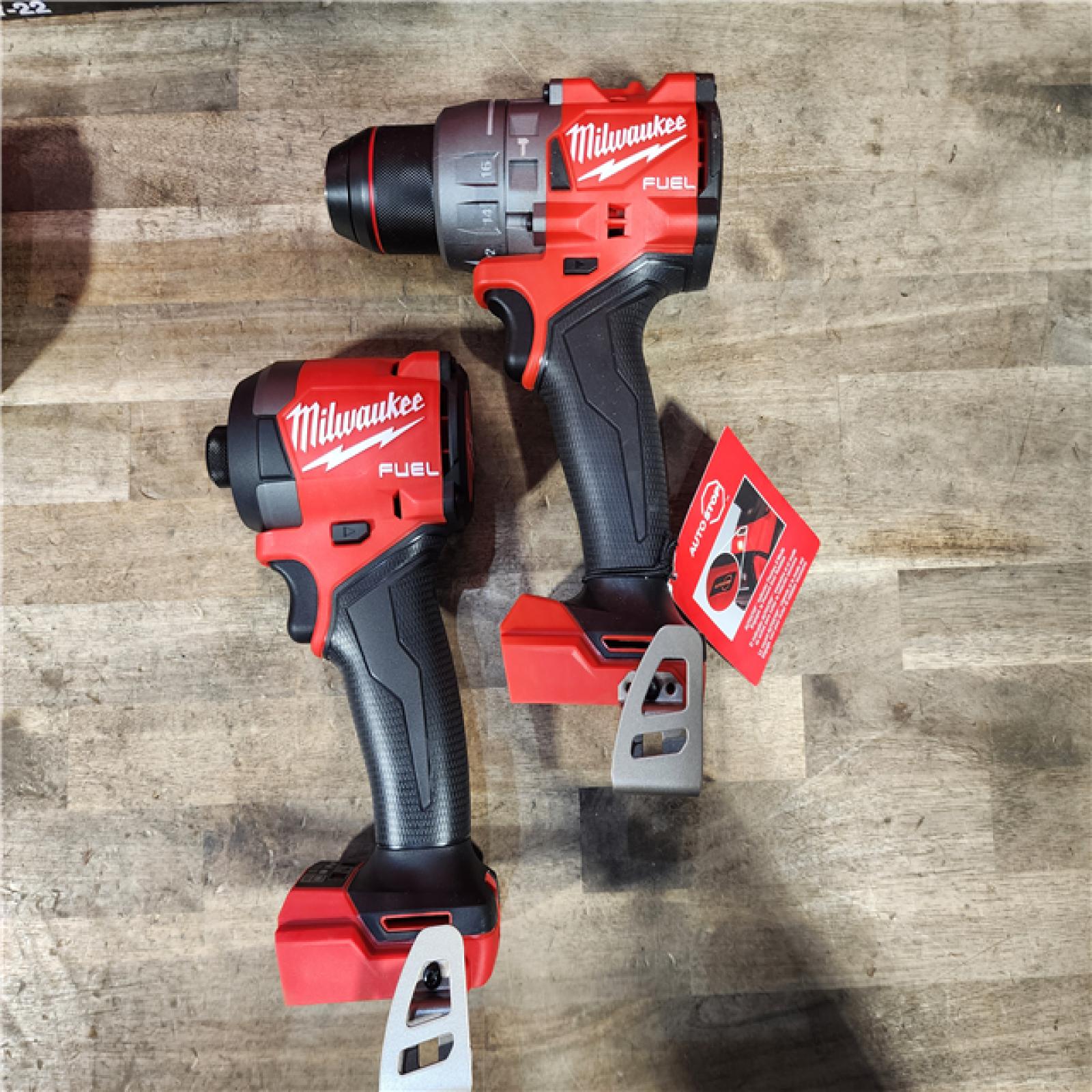 HOUSTON LOCATION - AS-IS (APPEARS LIKE NEW) M18 FUEL 18V Lithium-Ion Brushless Cordless Hammer Drill and Impact Driver Combo Kit (2-Tool) with 2 Batteries