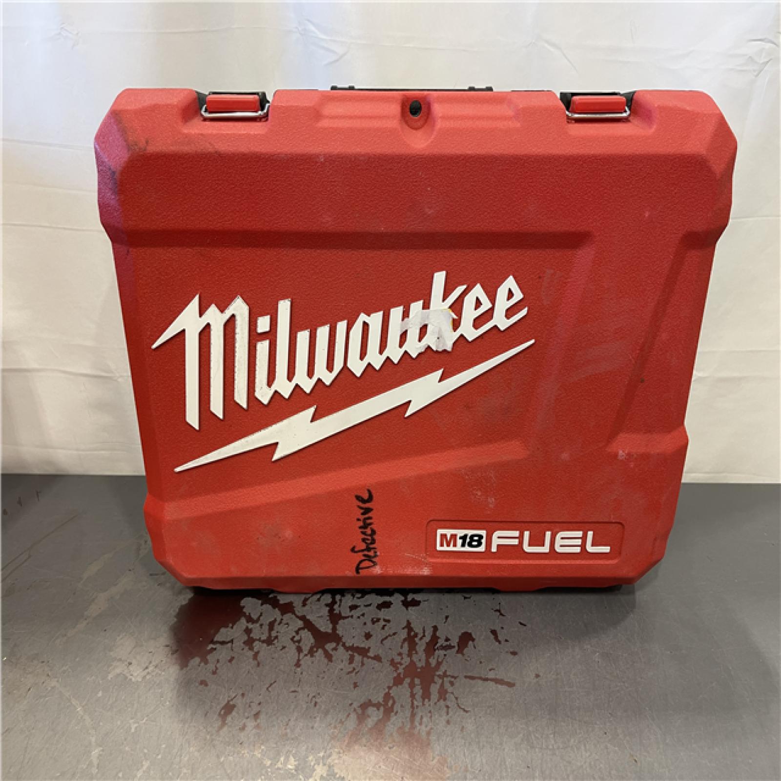 AS-IS - MILWAUKEE FUEL 18V Lithium-Ion Brushless Cordless Hammer Drill and Impact Driver Combo Kit