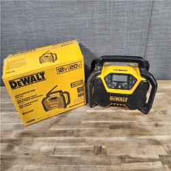 HOUSTON LOCATION - AS-IS DEWALT 20V MAX Compact Cordless Bluetooth Radio (Tool Only)