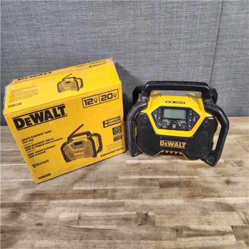 HOUSTON LOCATION - AS-IS DEWALT 20V MAX Compact Cordless Bluetooth Radio (Tool Only)