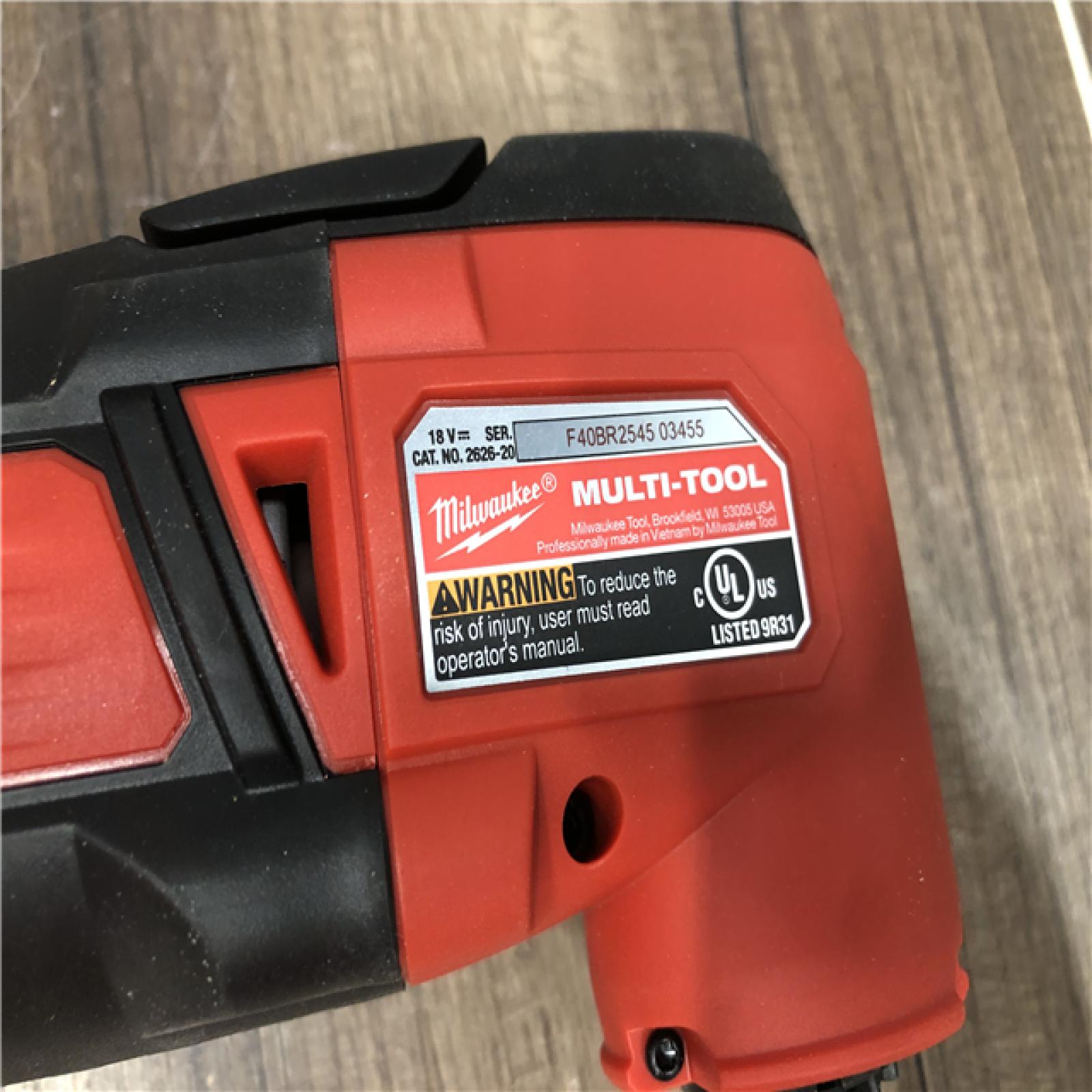 AS-IS Milwaukee 18V Lithium-Ion Cordless Oscillating Multi-Tool (Tool-Only)