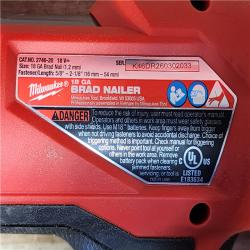HOUSTON LOCATION - AS-IS Milwaukee FUEL 18-Volt Lithium-Ion Brushless Cordless Gen II 18-Gauge Brad Nailer (Tool-Only)