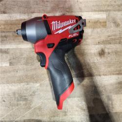 HOUSTON LOCATION - AS-IS (APPEARS LIKE NEW) Milwaukee M12 FUEL Lithium-Ion Brushless Cordless 3/8 in. Impact Wrench Kit
