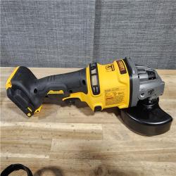 HOUSTON LOCATION - AS-IS DeWalt Flexvolt 60V Max Cordless Grinder  4.5 in; 6 in  Kit  W/ (2) 6.0 AH BATTERY & CHARGER (DCG418X2)