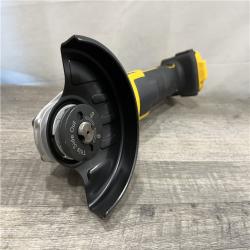 AS-IS DEWALT 20V MAX XR Cordless Brushless 4.5 in. Slide Switch Small Angle Grinder with Kickback Brake (Tool Only)