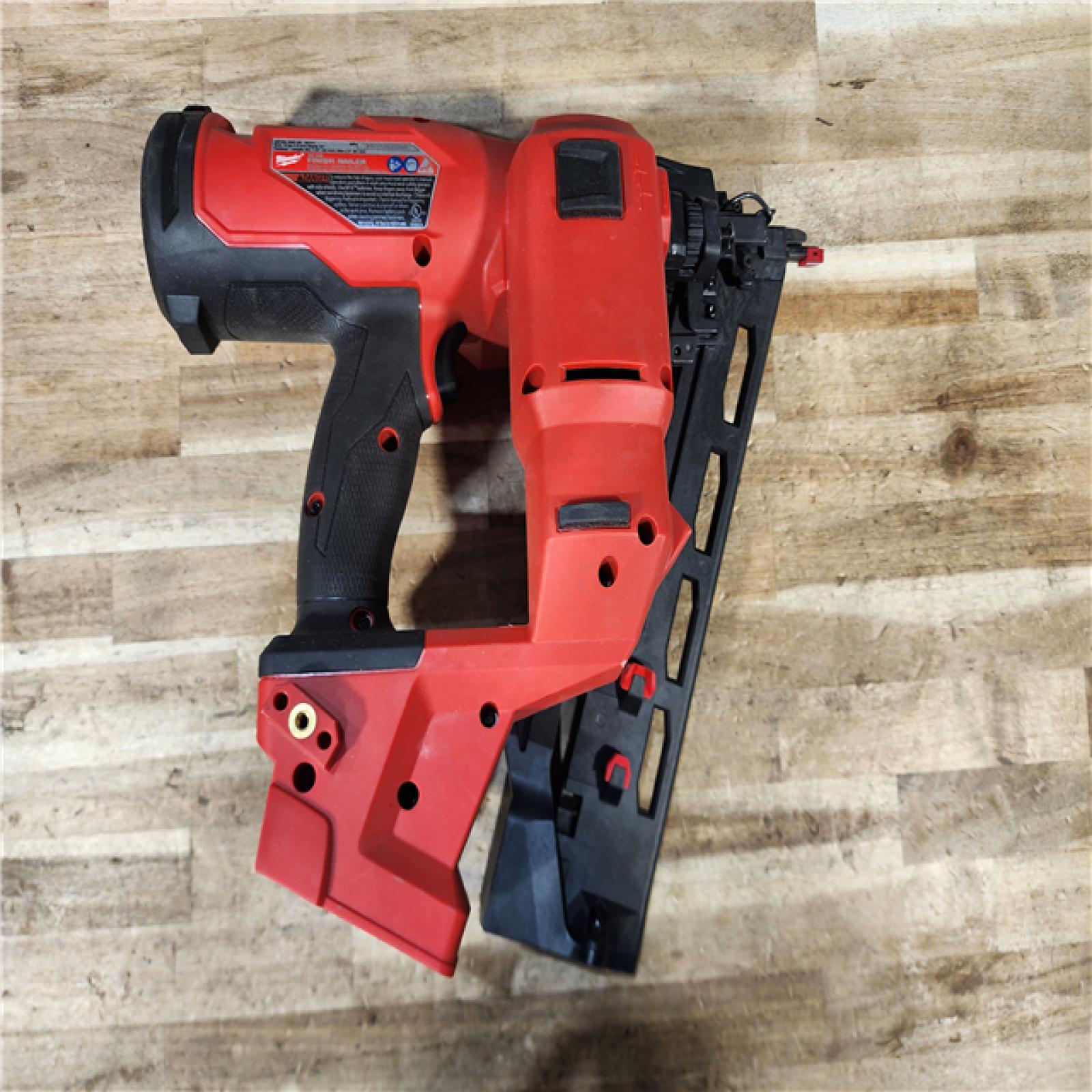 HOUSTON LOCATION - AS-IS Milwaukee FUEL 18-Volt Lithium-Ion Brushless Cordless Gen II 16-Gauge Angled Finish Nailer (Tool-Only)