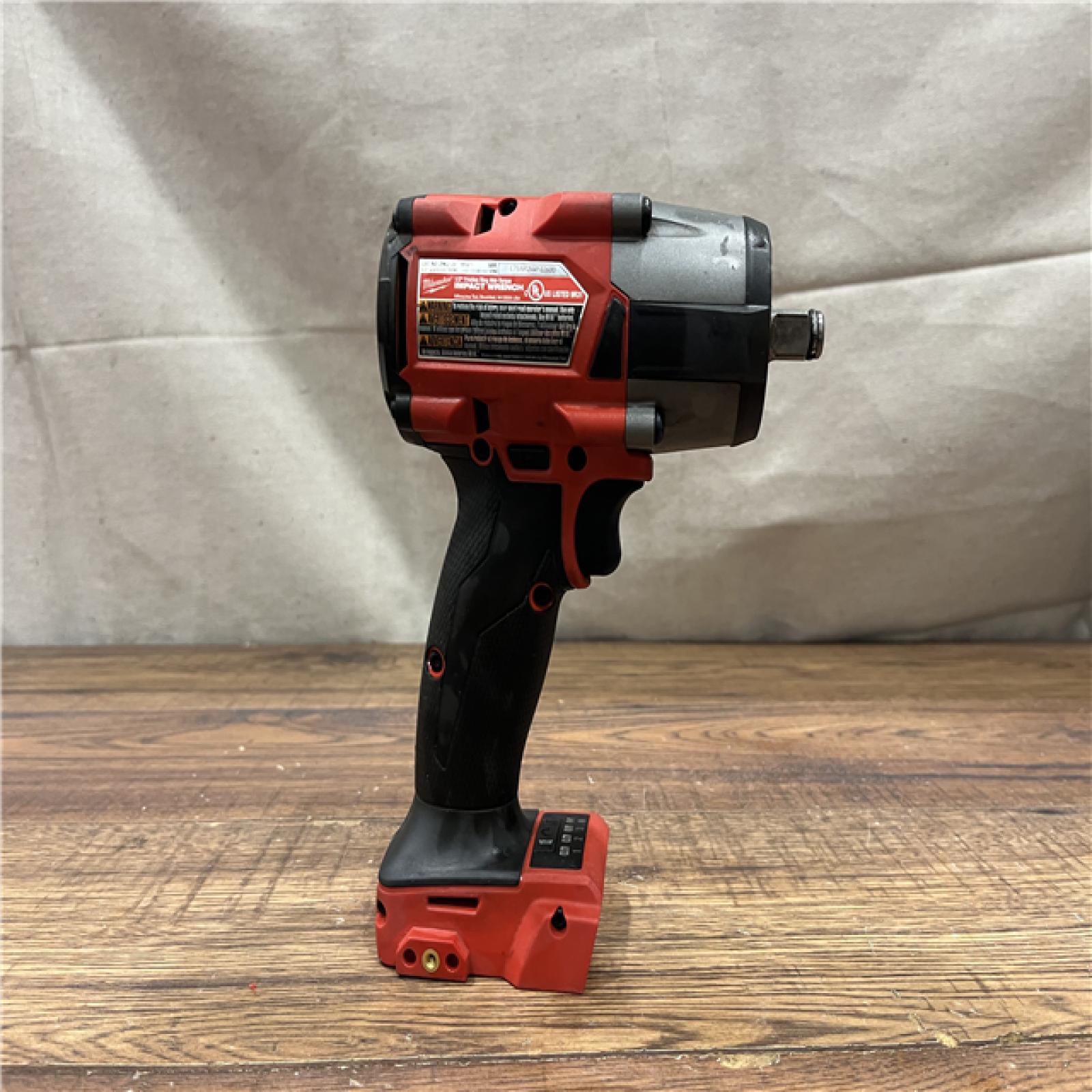 AS-IS Milwaukee M18 18V Fuel 1/2  Mid-Torque Impact Wrench Cordless Lithium-Ion Brushless with Friction Ring 2962-20 (Tool Only)