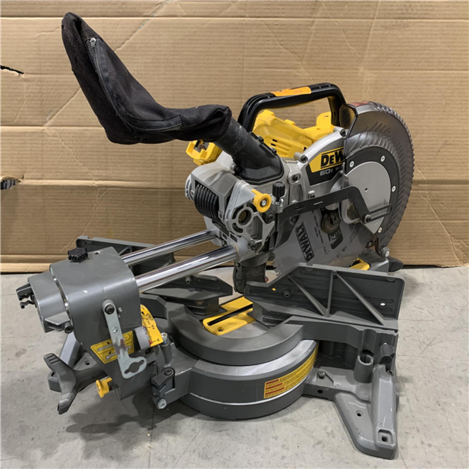 AS-IS - DEWALT 60V Lithium-Ion 12 in. Cordless Sliding Miter Saw (Tool Only)