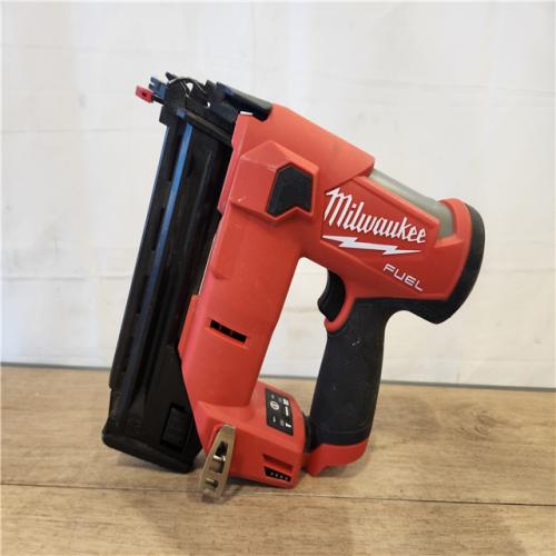 AS-IS- M12 FUEL 12-Volt Lithium-Ion Brushless Cordless 18-Guage Compact Brad Nailer (Tool Only)