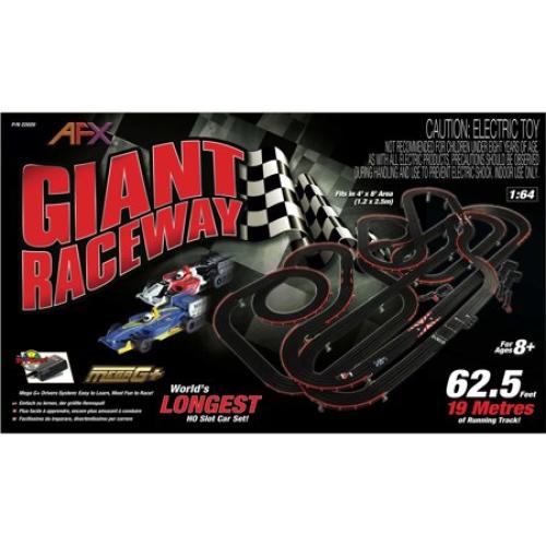AS-IS AFX TOMY HO SLOTCAR MEGA G+ GIANT RACEWAY slot car track race racing AFX22020