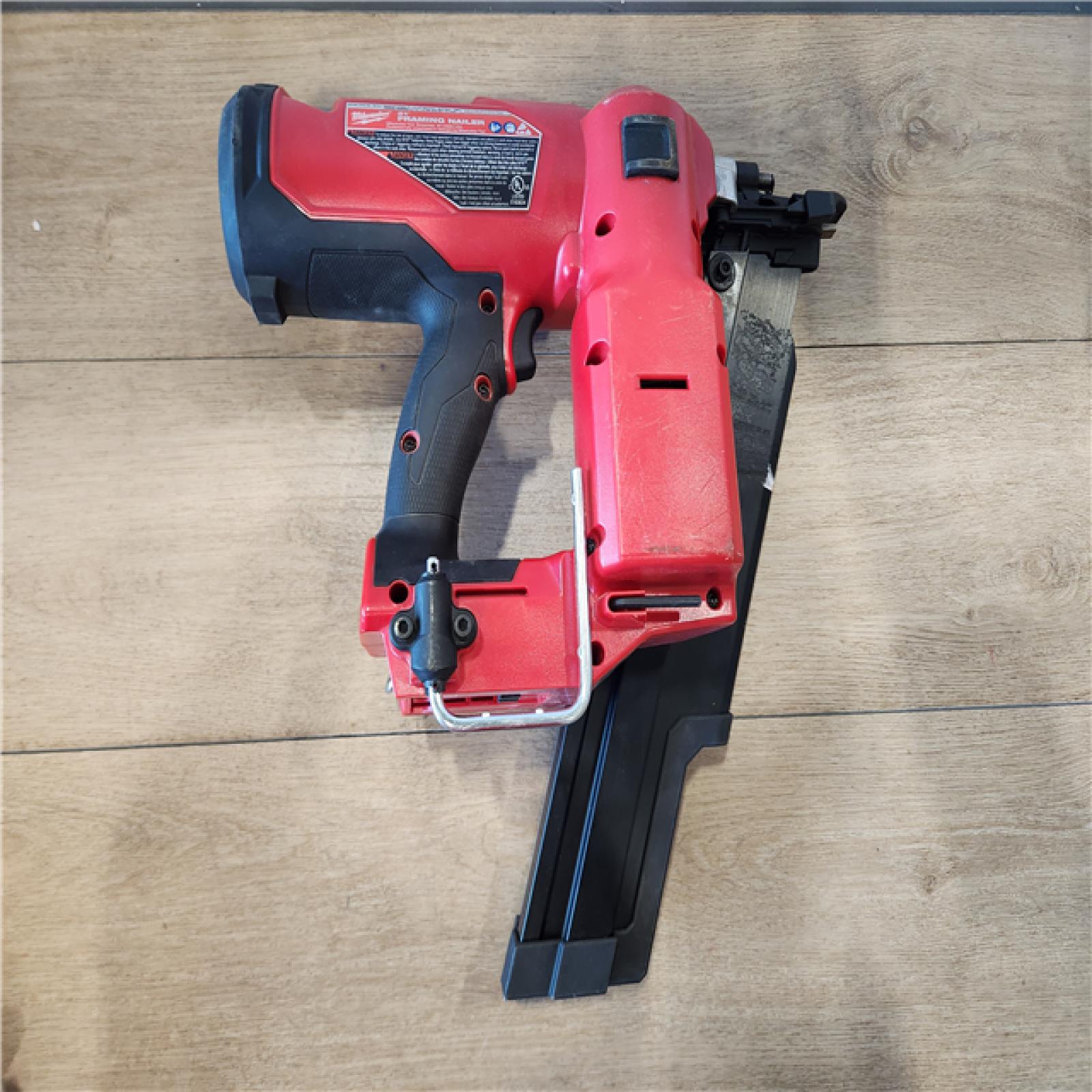 AS-IS- Milwaukee M18 FUEL 3-1/2 in. 18V 21-Degree Lithium-Ion Brushless Cordless Framing Nailer (Tool-Only)