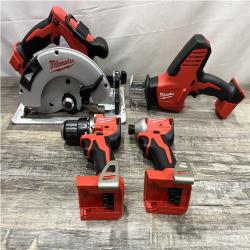 AS-IS Milwaukee 18-Volt Lithium-Ion Brushless Cordless (4-Tool) Combo Kit