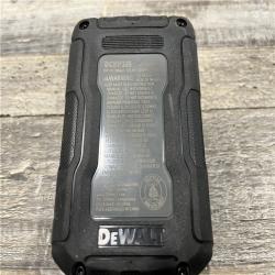 AS-IS DEWALT 20V MAX XR POWERSTACK Lithium-Ion Battery Starter Kit with 3.5Ah Battery and Charger