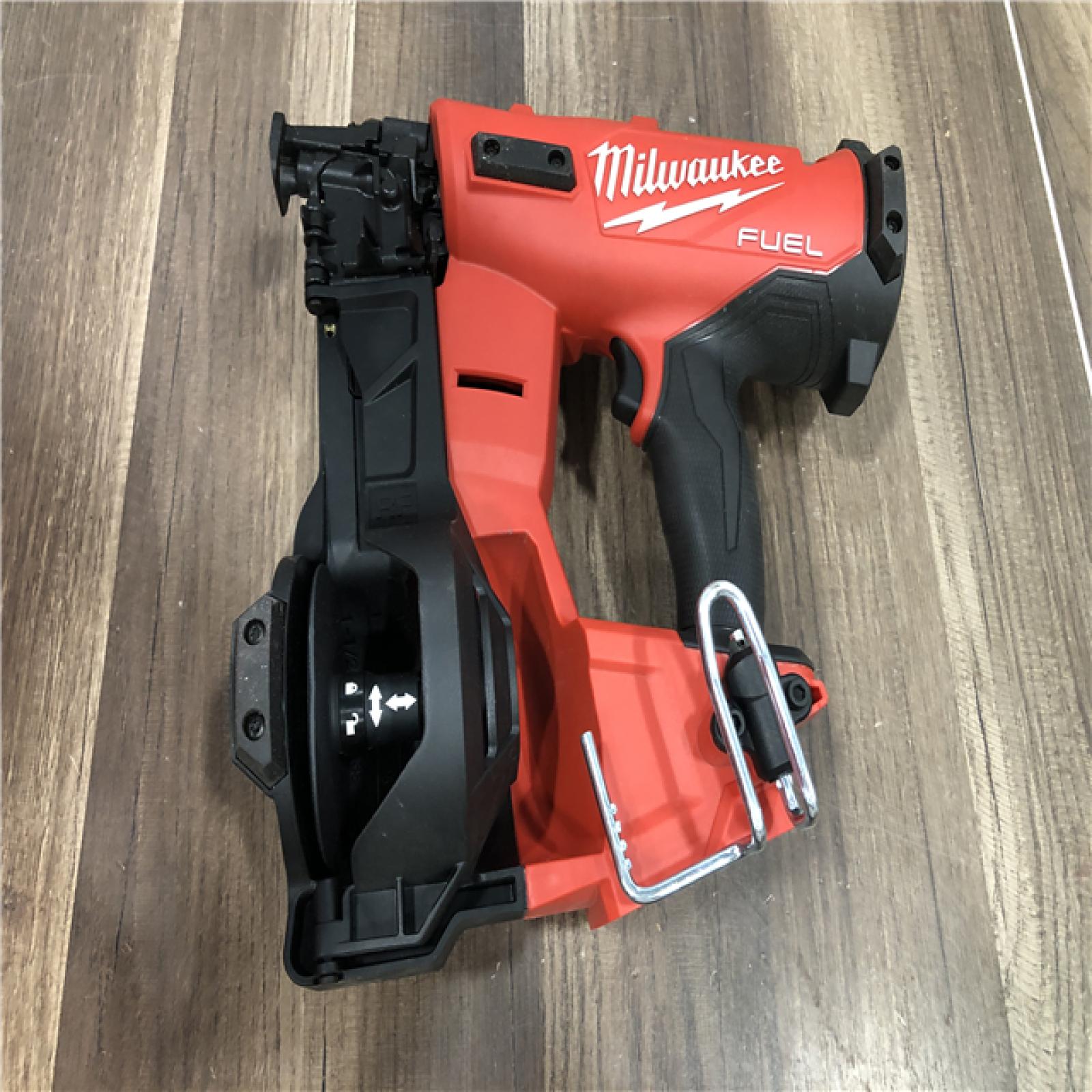AS-IS Milwaukee  FUEL 18-Volt Lithium-Ion Brushless Cordless Coil Roofing Nailer (Tool Only)