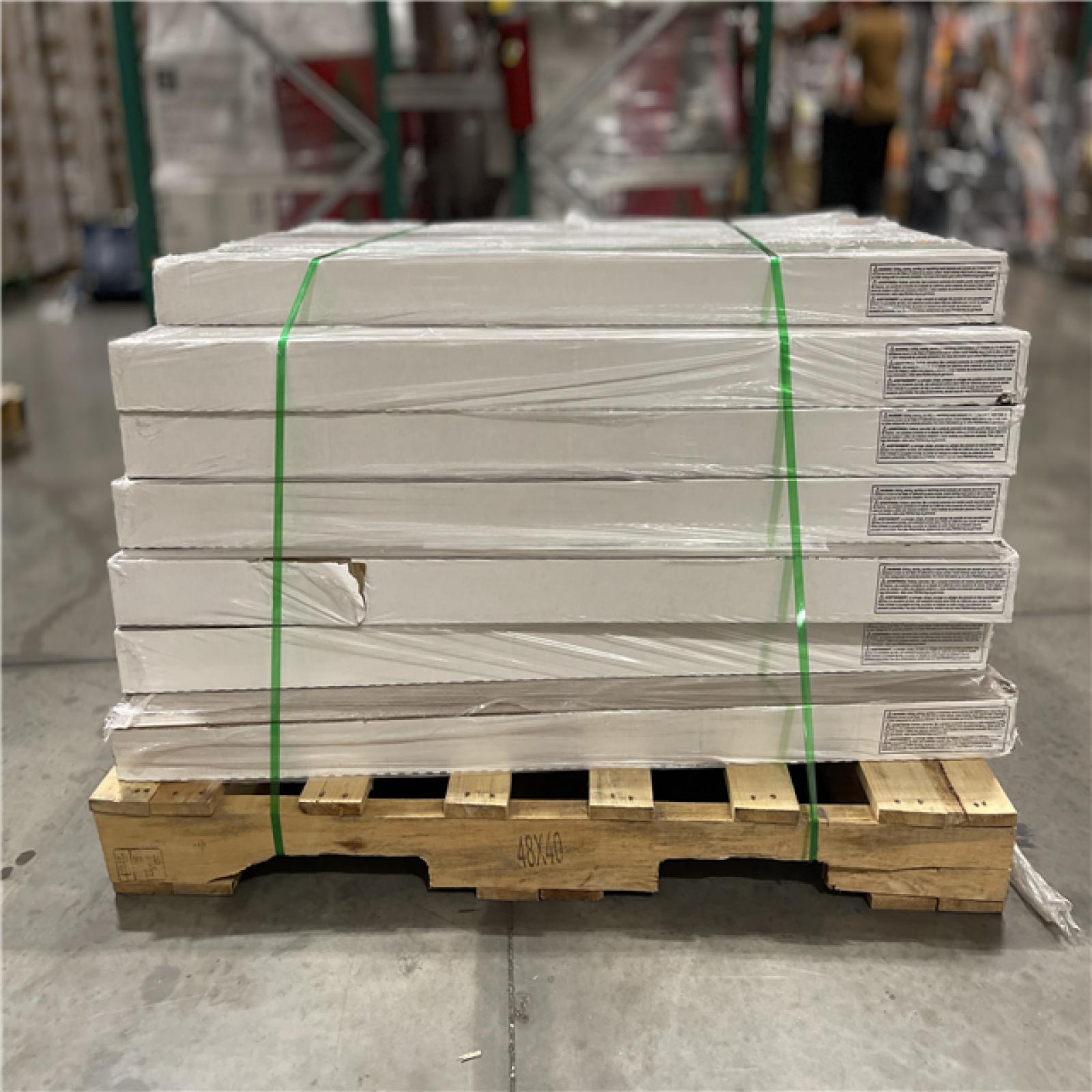 DALLAS LOCATION- Home Decorators Collection Cradle Rock Oak 12 mm T x 8 in. W Waterproof Laminate Wood Flooring (15.9 sqft/case) PALLET-(27 CASES)