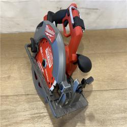 AS-IS Milwaukee FUEL 18V Lithium-Ion Brushless Cordless 7-1/4 in. Circular Saw (Tool-Only)