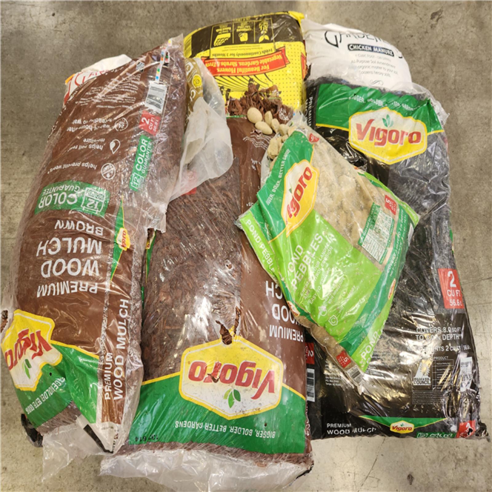 Phoenix Mixed Home Gardening Supplies (Includes Soil 5 Bags  Manure 3 bags  Mulch 4 Bags Compost 1 Bag)
