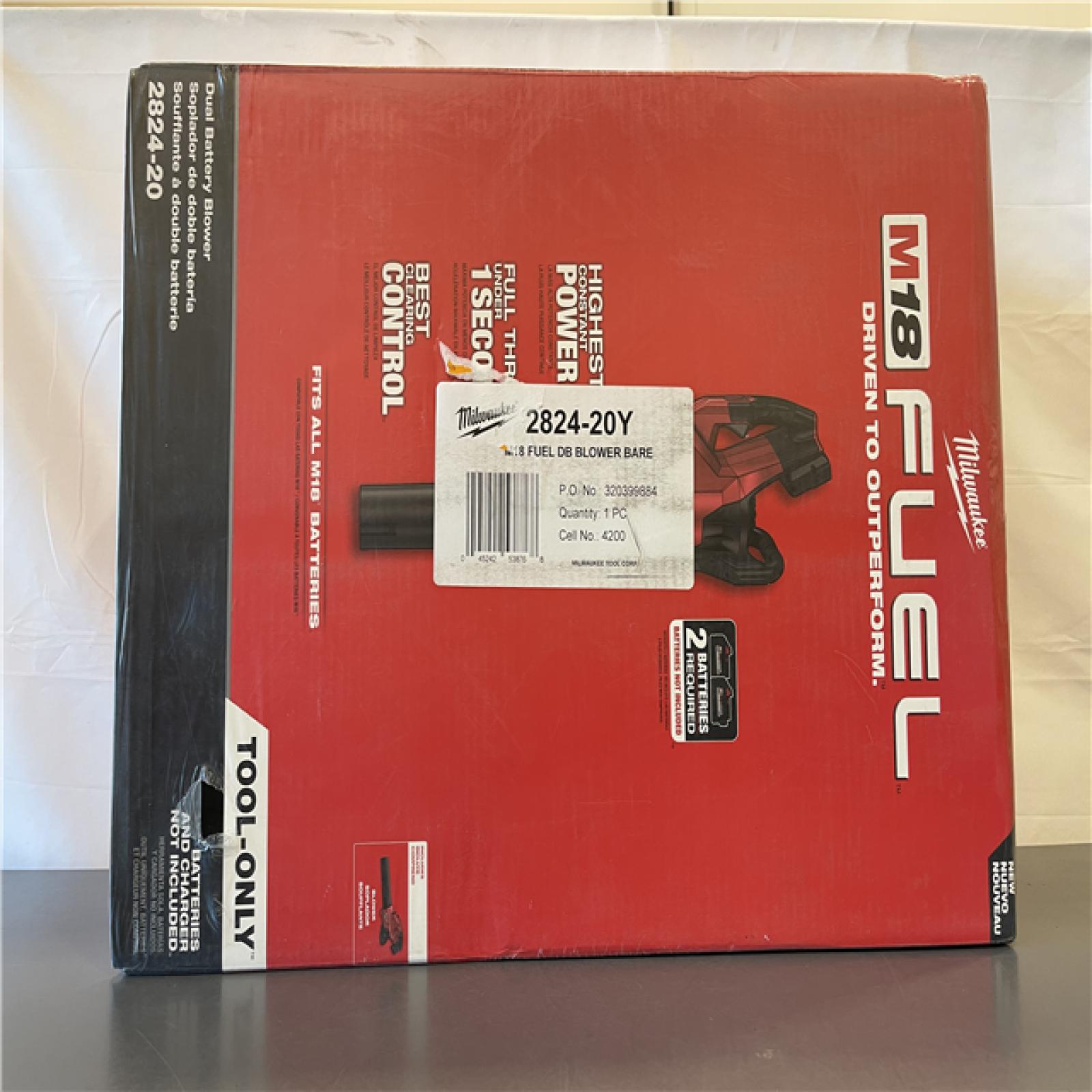 NEW! - Milwaukee M18 FUEL Dual Battery 145 Mph 600 CFM 18 V Battery Handheld Blower Tool Only