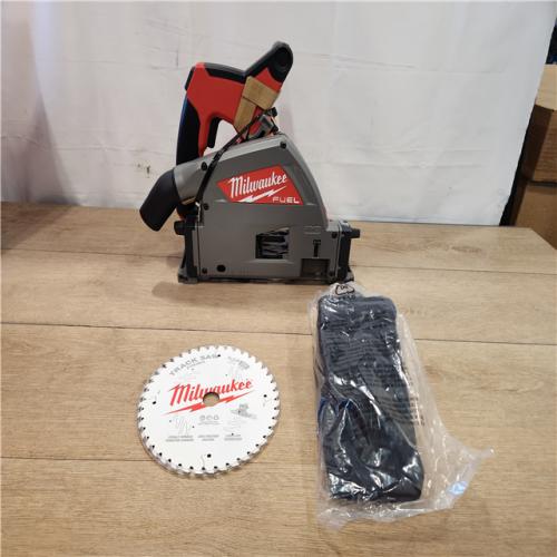 AS-IS- Milwaukee  FUEL 18V Lithium-Ion Cordless Brushless 6-1/2 in. Plunge Cut Track Saw (Tool-Only)