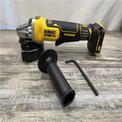 AS-IS DEWALT 20V XR Cordless 4-1/2. in. to 5 in. Variable Speed Angle Grinder (Tool Only)