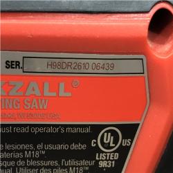 AS-IS Milwaukee FUEL 18V Lithium-Ion Brushless Cordless HACKZALL Reciprocating Saw (Tool-Only)