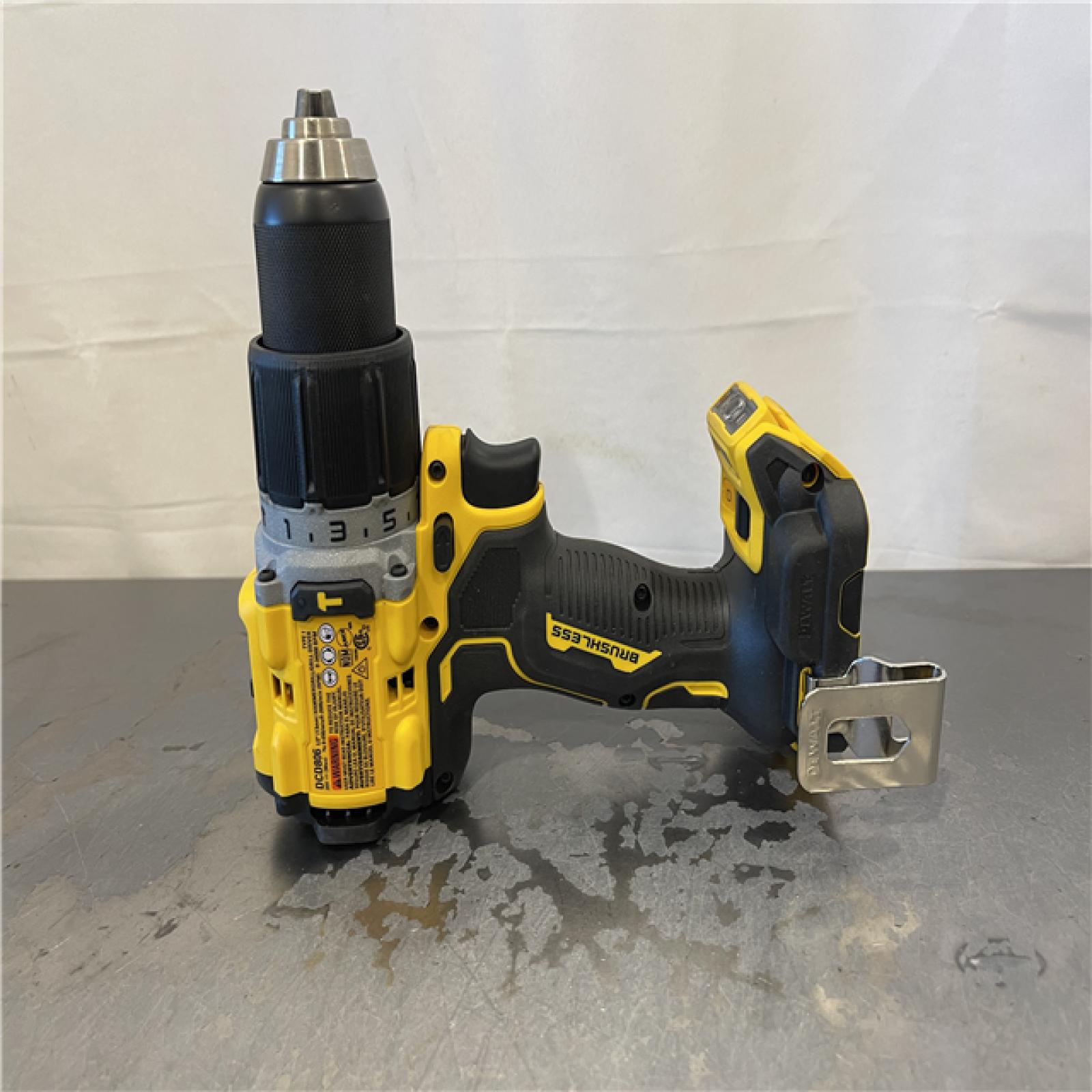 AS-IS - DEWALT 20V MAX* XR Brushless Cordless 1/2 Hammer Drill