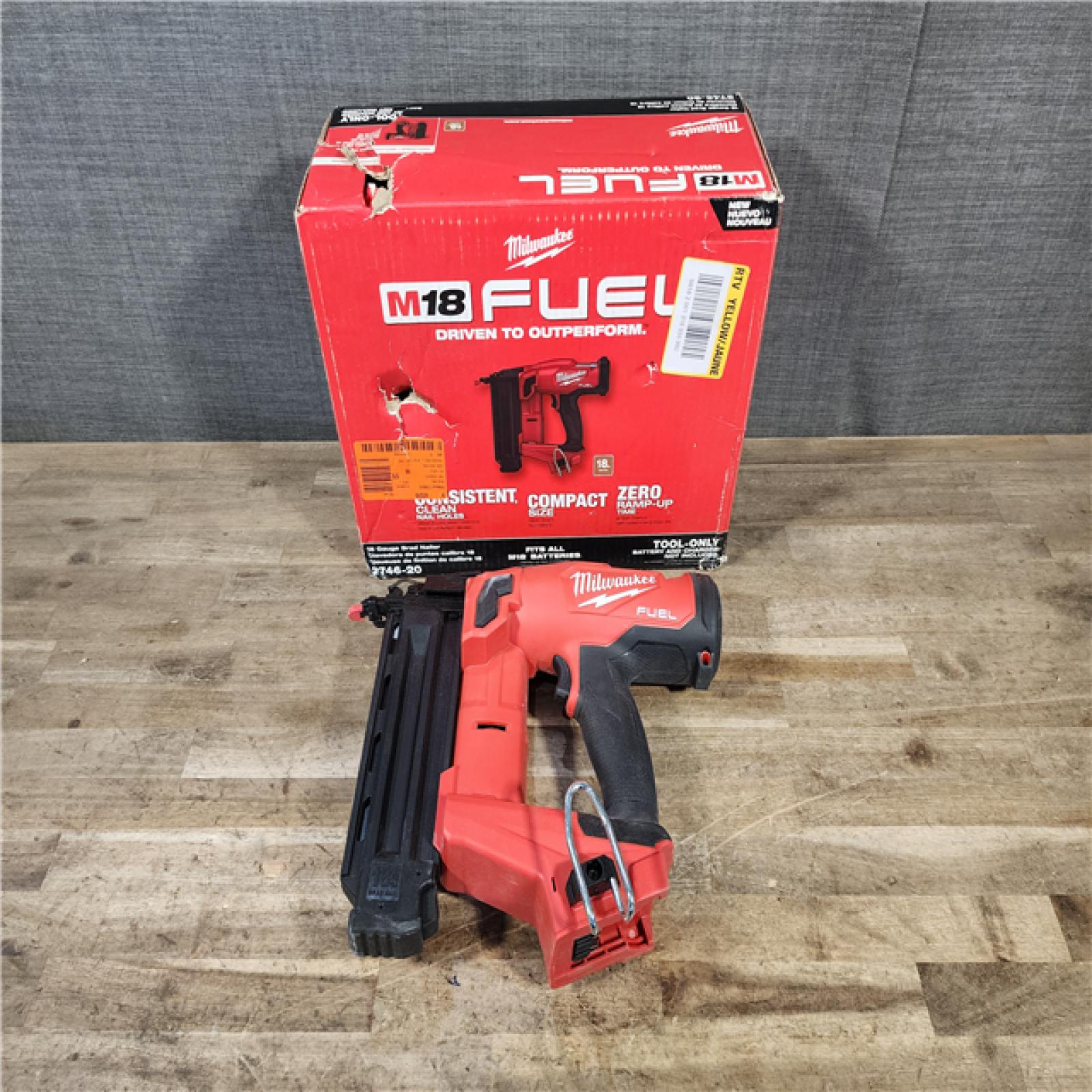 HOUSTON LOCATION - AS-IS Milwaukee M18 Fuel 18V Brushless 18-Gauge Brad Nailer 2746-20 (Bare Tool)