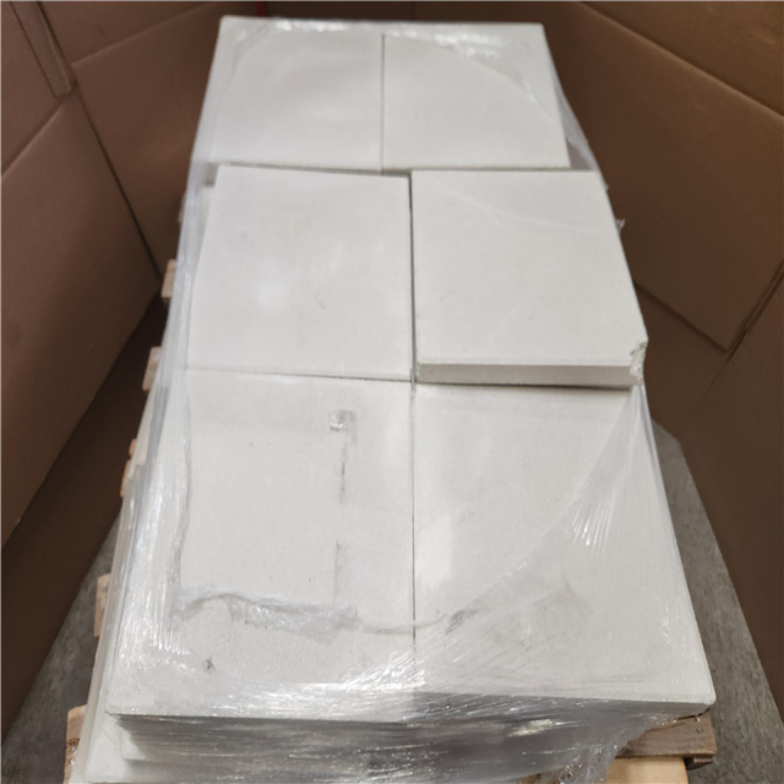 Phoenix AS-IS Oldcastle 15.75 in. x 15.75 in. x 1.75 in. White Concrete Step Stone (80- Piece Pallet)