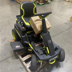 Dallas Location - As-Is RYOBI R1 80V HP Brushless Lithium Battery Cordless Electric 30 in. Riding Lawn Mower with 14 Ah Battery and Charger