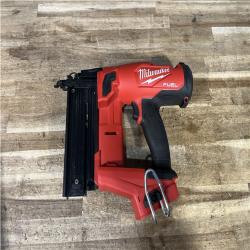 Houston Location AS-IS Milwaukee FUEL 18-Volt Lithium-Ion Brushless Cordless Gen II 18-Gauge Brad Nailer (Tool-Only)