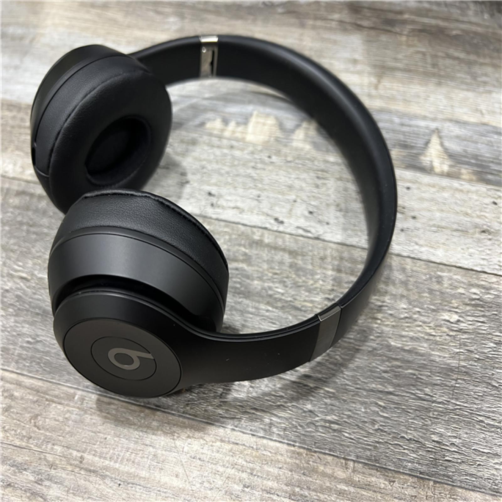 AS-IS Beats - Solo 4 True Wireless On-Ear Headphones - Matte Black