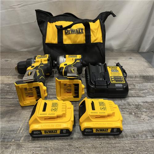 AS-IS DEWALT ATOMIC 20-Volt MAX Lithium-Ion Cordless Combo Kit